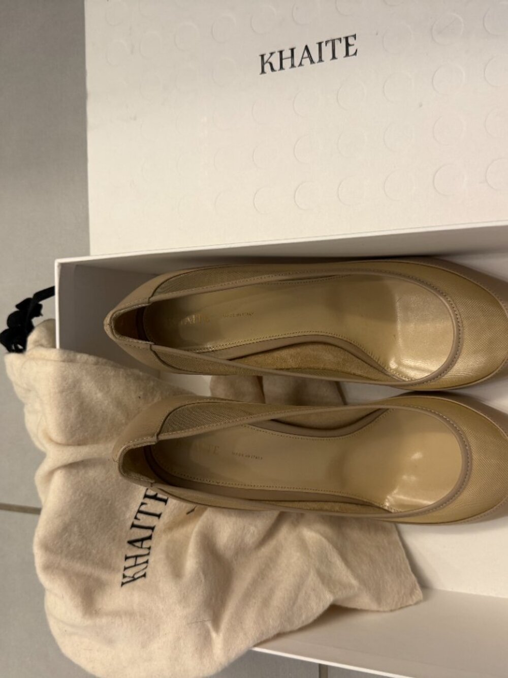 Khaite River Iconic Leather Pumps 39.5 Brand New - Picture 3 of 7